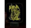 Beling 3D lampa, Archanděl Michael 2, 16 barevná, AA39