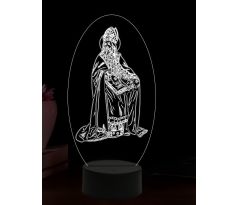 Beling 3D lampa, Svatý Osvald, 16 barevná, AA42