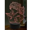Beling 3D lampa, Anděl 3, 16 barevná,AA43