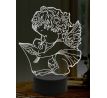 Beling 3D lampa, Anděl 3, 16 barevná,AA43