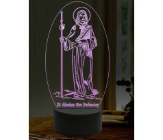 Beling 3D lampa, Svatý Alexius, 16 barevná, AA46