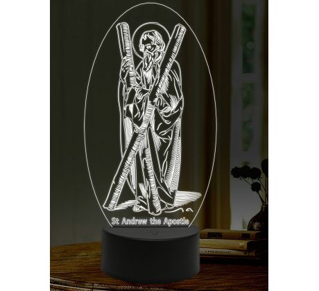 Beling 3D lampa, Svatý Ondřej apoštol, 16 barevná, AA48