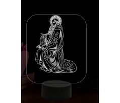 Beling 3D lampa, Svatý Romuald, 16 barevná, AA50