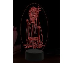 Beling 3D lampa, Svatý Patrik, 16 barevná, AA51