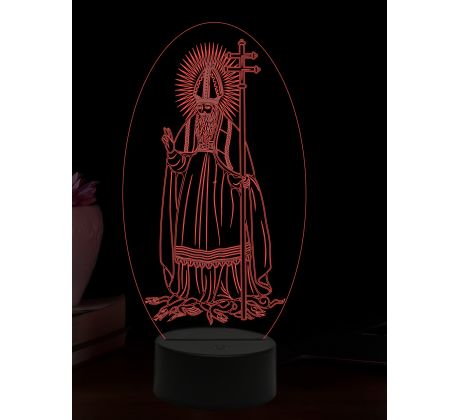 Beling 3D lampa, Svatý Patrik, 16 barevná, AA51