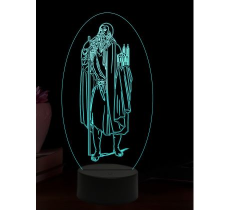 Beling 3D lampa, Svatý Sebald, 16 barevná, AA62