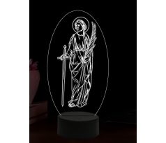 Beling 3D lampa, Svatý Zikmund Burgundský, 16 barevná, AA64