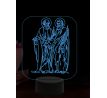 Beling 3D lampa, Svatí Šimon a Juda, 16 barevná, AA65