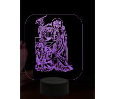 Beling 3D lampa, Svatá Sofie s Vírou, Nadějí a Láskou, 16 barevná,AA66