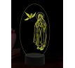 Beling 3D lampa, Svatá Terezie z Ávily, 16 barevná,AA69
