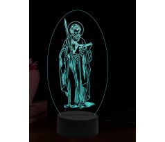 Beling 3D lampa, Apoštol Tomáš, 16 barevná, AA70