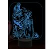 Beling 3D lampa, Svatý Ignác, 16 barevná, AA80