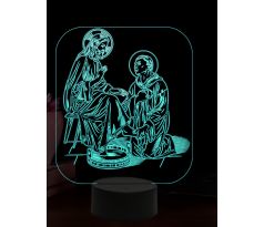 Beling 3D lampa, Jan z Boha, 16 barevná, AA81