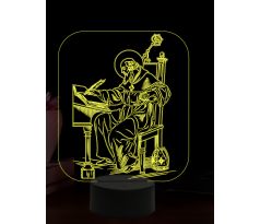 Beling 3D lampa, Svatý Vavřinec, 16 barevná, AA85