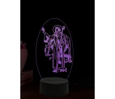 Beling 3D lampa, Svatý Leonard, 16 barevná, AA87