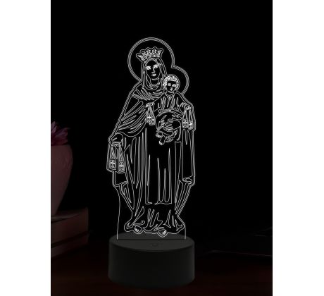 Beling 3D lampa, Panna z Carmen, 16 barevná, AA91