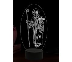 Beling 3D lampa, Svatý Fridolín, 16 barevná, AA98