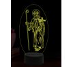 Beling 3D lampa, Svatý Fridolín, 16 barevná, AA98