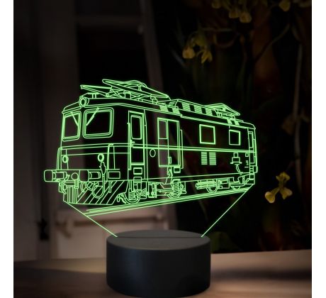 Beling 3D lampa, Elektrická lokomotiva E422.0, 16 barevná SXR23