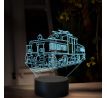 Beling 3D lampa, Elektrická lokomotiva E424.0, 16 barevná SXR24