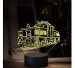 Beling 3D lampa, Elektrická lokomotiva E424.0, 16 barevná SXR24