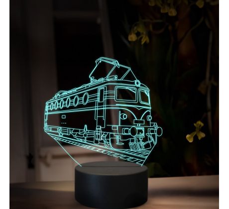 Beling 3D lampa, Elektrická lokomotiva E499.0, 16 barevná SXR26