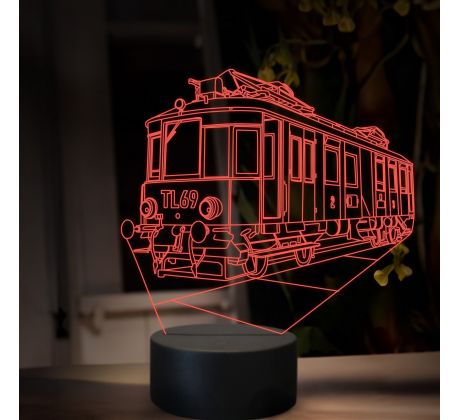 Beling 3D lampa, Elektrická lokomotiva EM400, 16 barevná SXR27