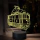 Beling 3D lampa, Elektrická lokomotiva EMU26, 16 barevná SXR28