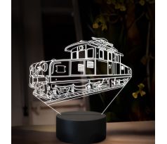 Beling 3D lampa, Elektrická lokomotiva GANZ eg, 16 barevná SXR30