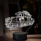 Beling 3D lampa, Elektrická lokomotiva GANZ eg, 16 barevná SXR30