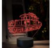 Beling 3D lampa, Elektrický rušeň GANZ eg, 16 barevná SXR30