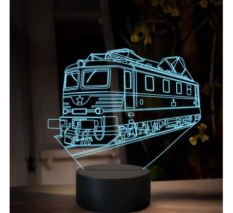 Beling 3D lampa, Elektrický rušeň E499.1, 16 barevná SXR31
