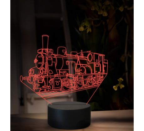 Beling 3D lampa, Parní lokomotiva 310.9 Kafemlejnek, 16 barevná SXQ32