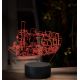 Beling 3D lampa, Parní lokomotiva 310.9 Kafemlejnek, 16 barevná SXQ32
