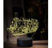 Beling 3D lampa, Parní lokomotiva 310.9 Kafemlejnek, 16 barevná SXQ32