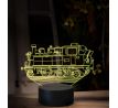 Beling 3D lampa, Parní lokomotiva 22.0, 16 barevná SXQ34