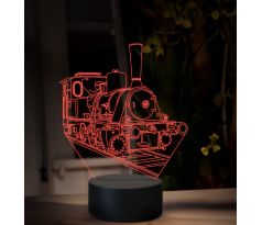 Beling 3D lampa, Parní lokomotiva 210.0, 16 barevná SXQ35
