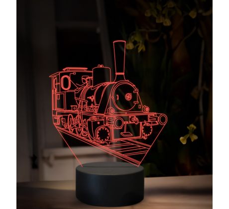Beling 3D lampa, Parní lokomotiva 210.0, 16 barevná SXQ35