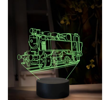 Beling 3D lampa, Parný rušeň 213.9, 16 barevná SXQ36