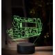 Beling 3D lampa, Parní lokomotiva 213.9, 16 barevná SXQ36