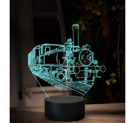 Beling 3D lampa, Parní lokomotiva 310.5 ''Kafemlejnek'', 16 barevná SXQ37
