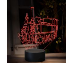 Beling 3D lampa, parní-rušeň-310.4 ''Kafemlejnek'', 16 barevná SXQ38