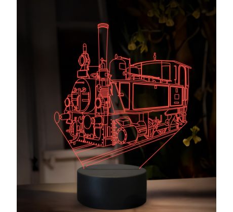 Beling 3D lampa, parní-rušeň-310.4 ''Kafemlejnek'', 16 barevná SXQ38