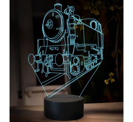 Beling 3D lampa, Parní-rušeň-312.0, 16 barevná SXQ40
