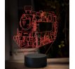 Beling 3D lampa, Parný rušeň 313.9, 16 barevná SXQ42