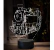 Beling 3D lampa, Parný rušeň 313.9, 16 barevná SXQ42