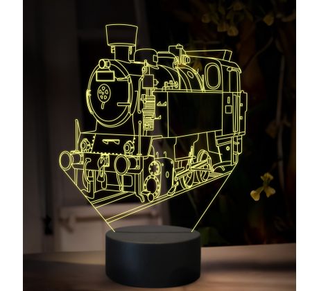 Beling 3D lampa, Parný rušeň 313.9, 16 barevná SXQ42