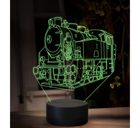 Beling 3D lampa, Parný rušeň 317.1, 16 barevná SXQ43