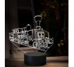 Beling 3D lampa, Parný rušeň 324.3'' Tři áčko, 16 barevná SXQ44