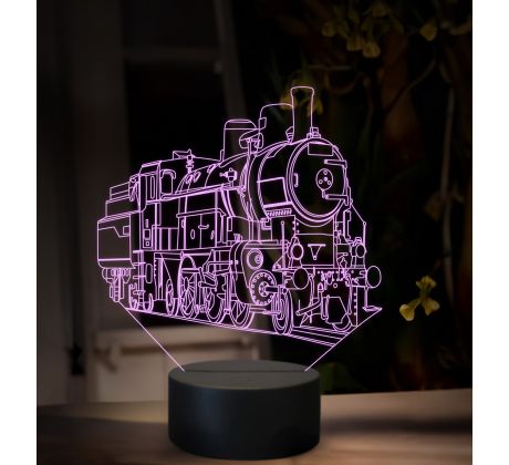 Beling 3D lampa, Parný rušeň 354.7, 16 barevná SXQ46